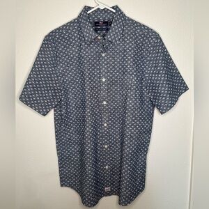 Vineyard Vines Mens Medium Short Sleeve Button Down Shirt